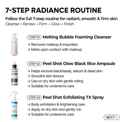 7-Step Radiance Routine - Complete K-Beauty Skincare Set.